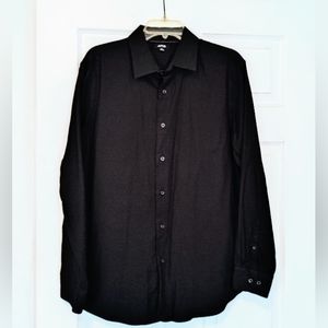 Apt. 9 Men's Button Down Casual Shirt Size L Black